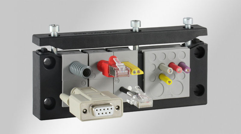 KEL-U-BS帶防火密封條的電纜引入框架（EN 45545-3標準）