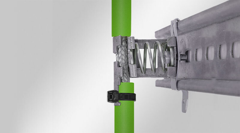 EMV Schirmklemmen mit Druckfeder